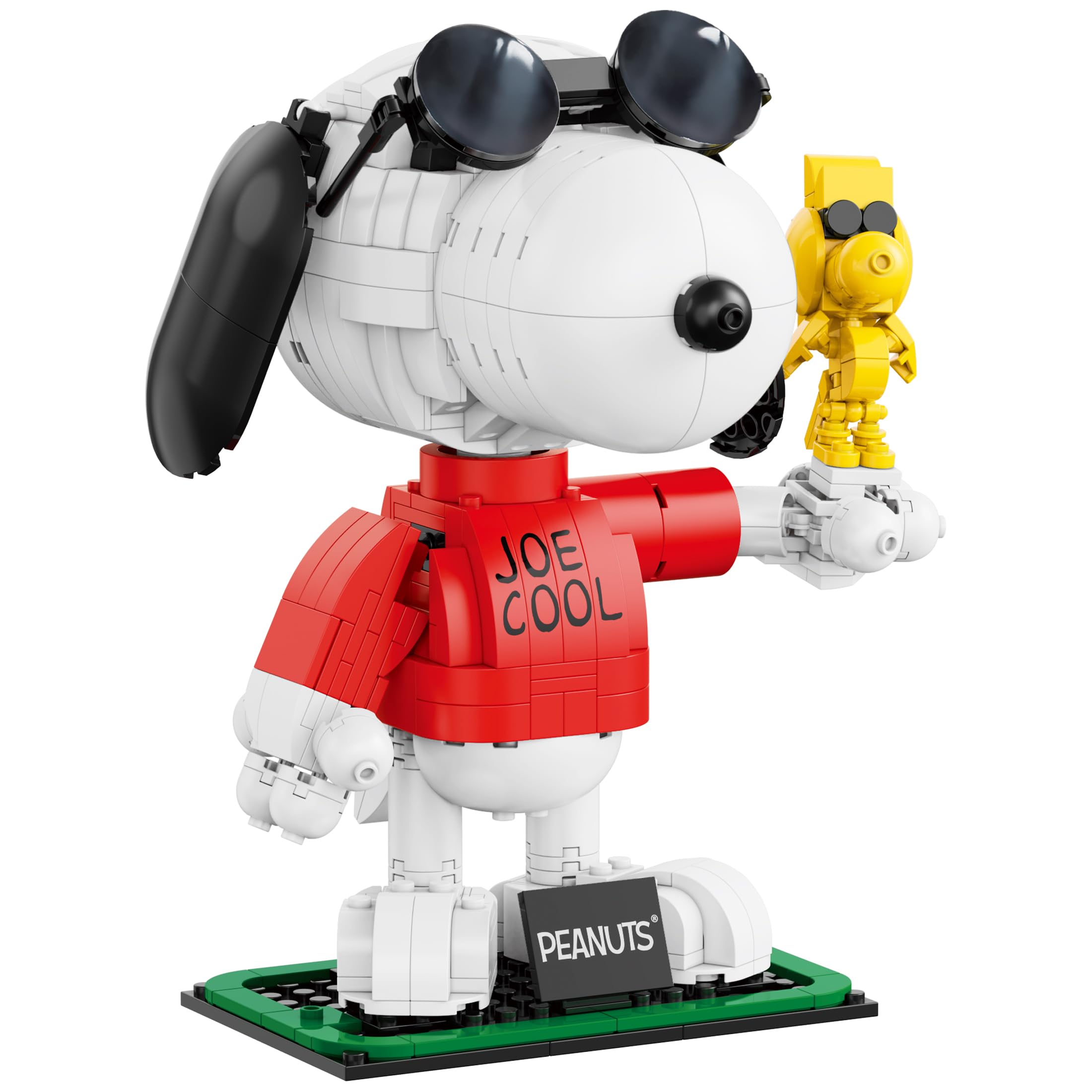 Brickcraft Peanuts Joe Cool Brick Building Kit (643-Piece Set), 2